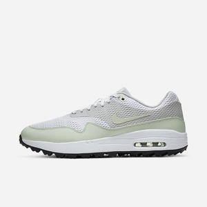 Chaussure De Golf Nike Air Max 1 G Blanche 7290-165 White/Neutral Grey/Black/Jade Aura Homme | AGG-39458314